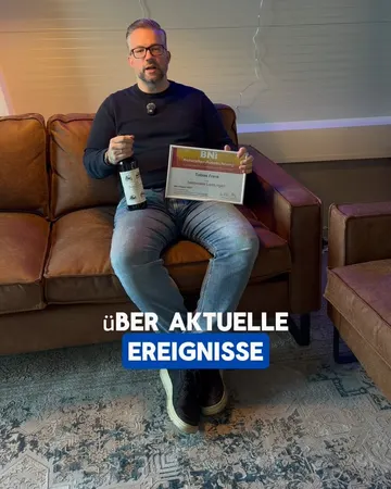 Einfach mal Danke sagen! Lokalbesucher sagt Danke an den BNI für den tollen Austausch, die spannenden Begegnu